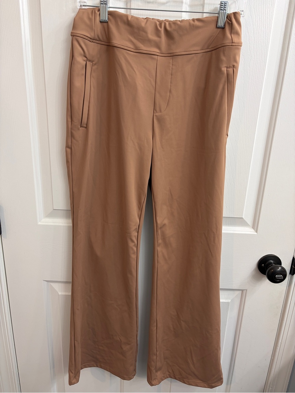 Women's Wide-Leg Pull-On Pants in Camel